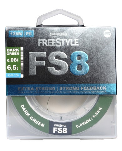 Plecionka Spro FS X8 Dark Green 0.10mm 125m Plecionka Spro FS X8 Dark Green 0.10mm 125m