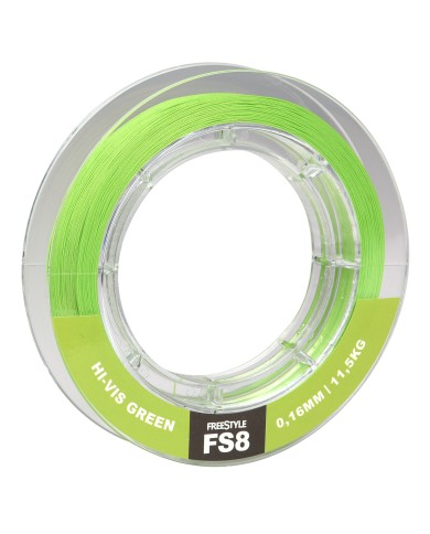 Plecionka Spro FS X8 Hi-Vis Chartreuse 0.16mm 125m Plecionka Spro FS X8 Hi-Vis Chartreuse 0.16mm 125m