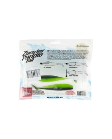 Guma Lucky John Zander Paddle Tail 4,8" 12cm - Z04 Guma Lucky John Zander Paddle Tail 4,8" 12cm - Z04