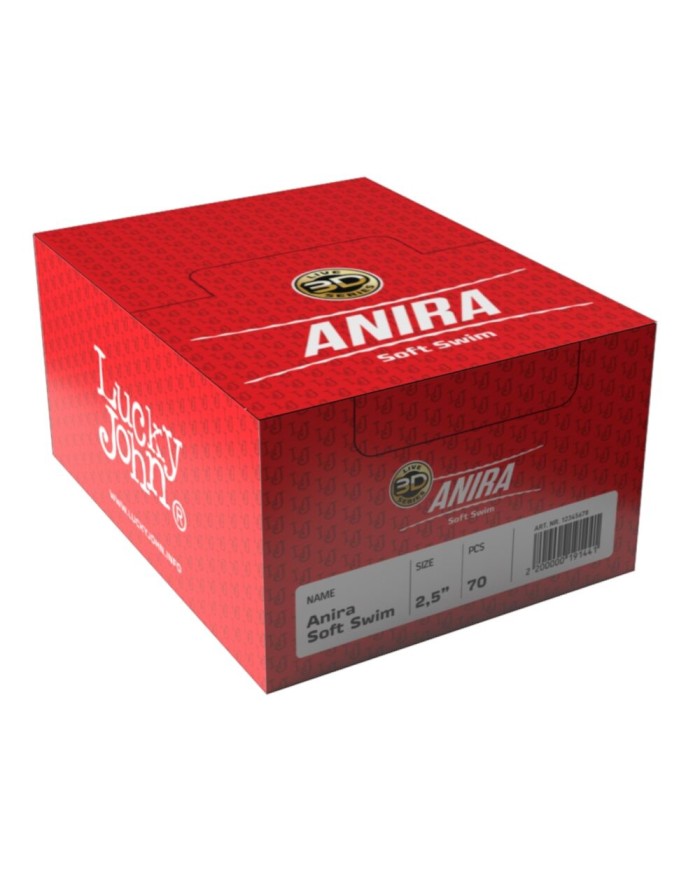 Guma Lucky John 3d Anira Soft Swim 6" 15.2cm - A05