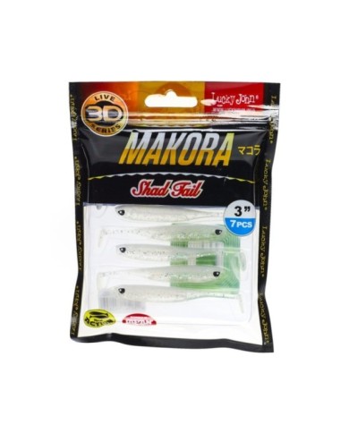 Guma Lucky John 3d Makora Shad Tail 3" 7.6cm - X03 Guma Lucky John 3d Makora Shad Tail 3" 7.6cm - X03