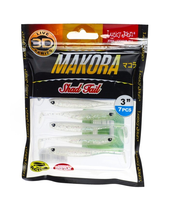 Guma Lucky John 3d Makora Shad Tail 3" 7.6cm - X03