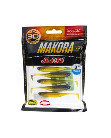 Guma Lucky John 3d Makora Shad Tail 3" 7.6cm - X04 Guma Lucky John 3d Makora Shad Tail 3" 7.6cm - X04