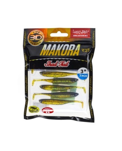 Guma Lucky John 3d Makora Shad Tail 3" 7.6cm - X05 Guma Lucky John 3d Makora Shad Tail 3" 7.6cm - X05