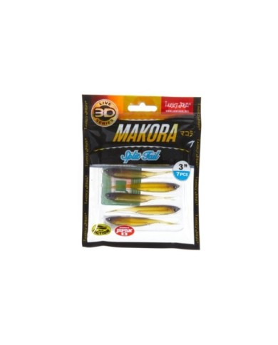 Guma Lucky John 3d Makora Split Tail 3" 7.6cm - X04 Guma Lucky John 3d Makora Split Tail 3" 7.6cm - X04