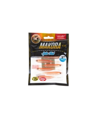 Guma Lucky John 3d Makora Split Tail 3" 7.6cm - X07 Guma Lucky John 3d Makora Split Tail 3" 7.6cm - X07