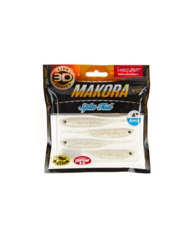 Guma Lucky John 3d Makora Split Tail 4" 10cm - X03 Guma Lucky John 3d Makora Split Tail 4" 10cm - X03