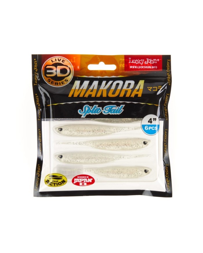 Guma Lucky John 3d Makora Split Tail 4" 10cm - X03