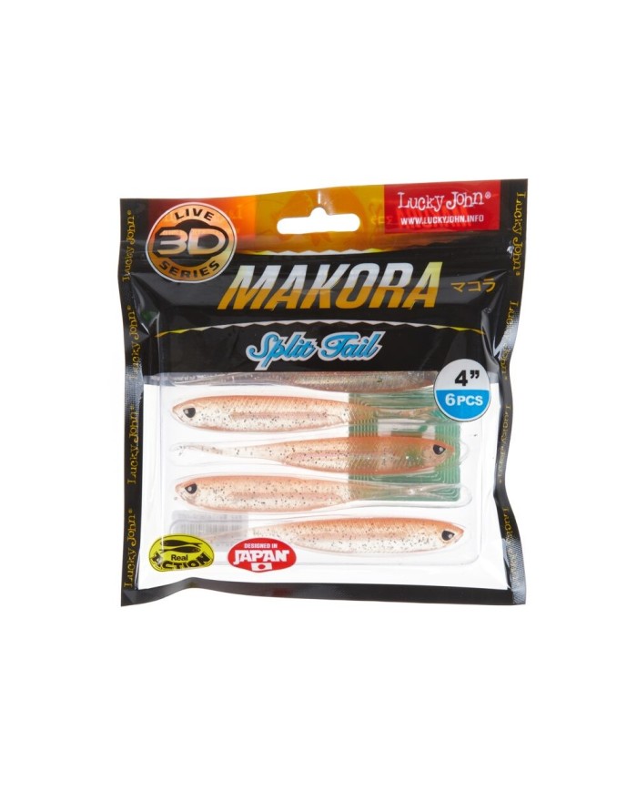 Guma Lucky John 3d Makora Split Tail 4" 10cm - X07