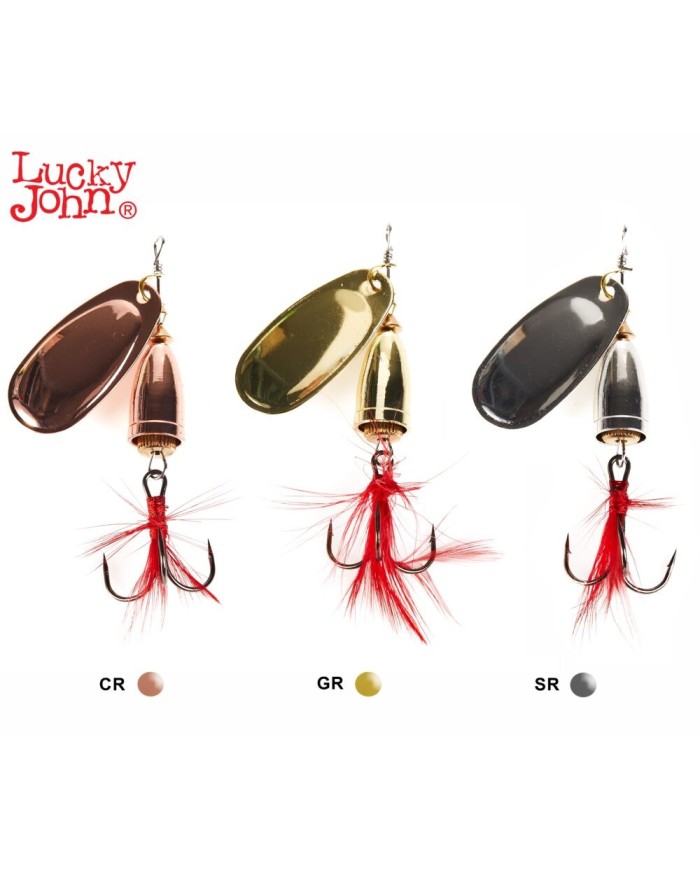 Zestaw obrotówek Lucky John Bell Spin 02, 6g 3szt