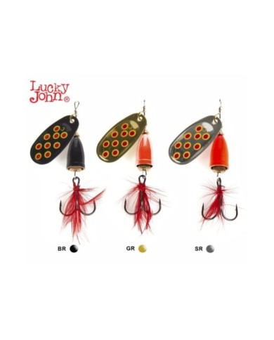 Zestaw obrotówek Lucky John Spin 03, 8g 3szt Zestaw obrotówek Lucky John Spin 03, 8g 3szt