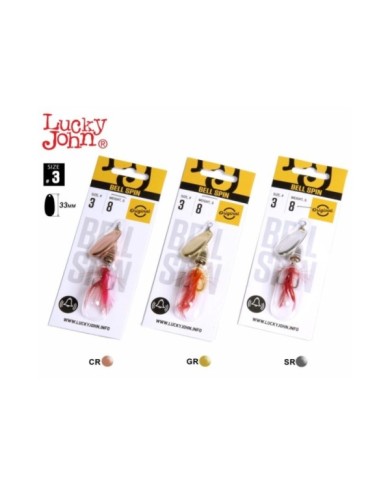 Zestaw obrotówek Lucky John Spin 03, 8g 3szt Zestaw obrotówek Lucky John Spin 03, 8g 3szt