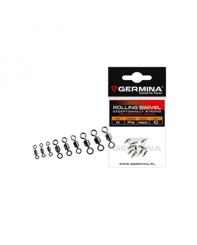 Krętliki Germina Rolling Swivel roz. - 14