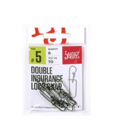 Agrafka Lucky John Inside Lock Snap roz. 5 70kg - 6szt