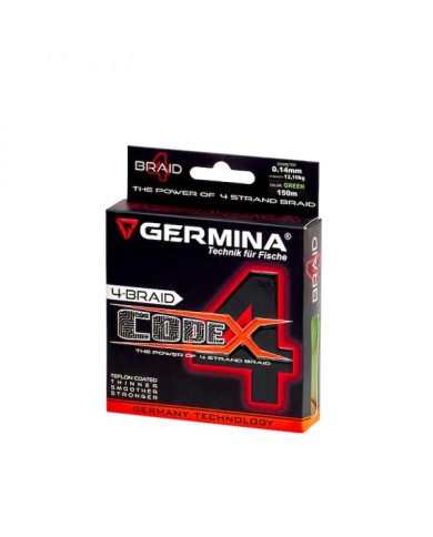 Plecionka Germina Code 4 Braid Line - 0,14mm Plecionka Germina Code 4 Braid Line - 0,14mm