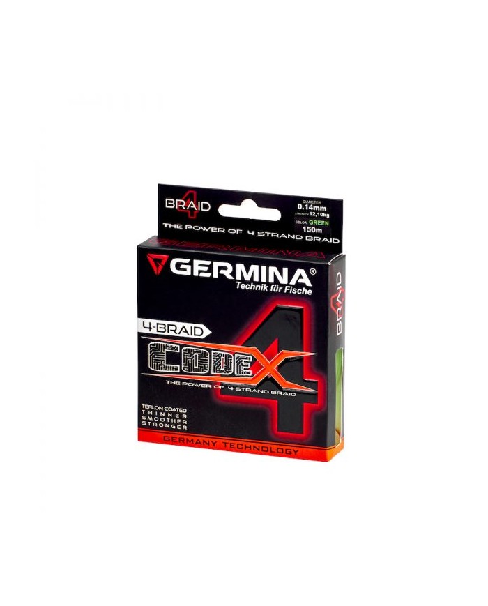 Plecionka Germina Code 4 Braid Line - 0,14mm