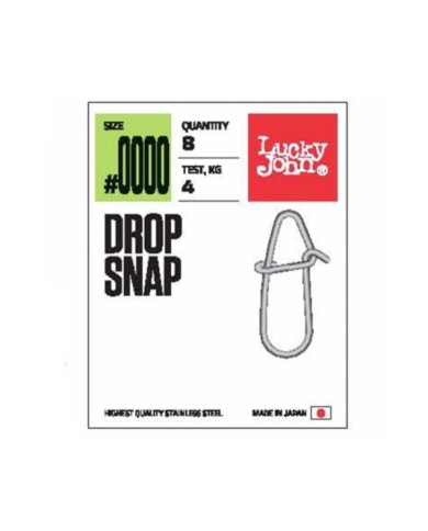 Agrafka Lucky John Drop Snap 6kg 8szt