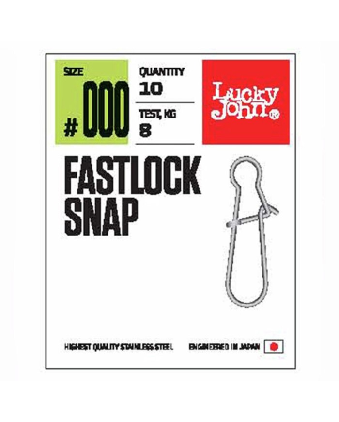Agrafka Lucky John Fastlock Snap 22kg 10szt