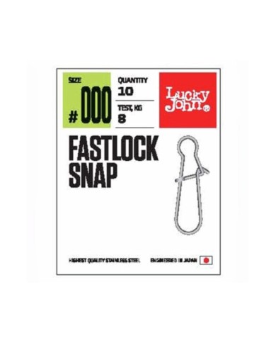 Agrafka Lucky John Fastlock Snap 27kg 9szt
