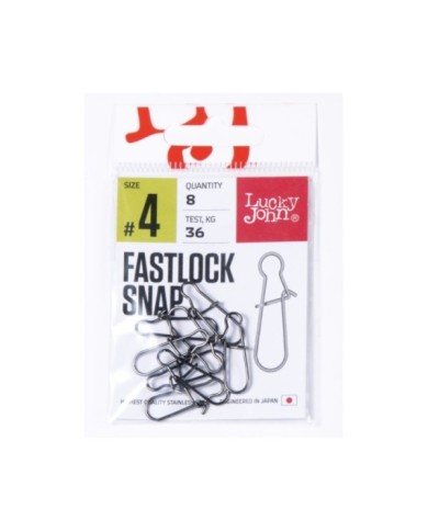 Agrafka Lucky John Fastlock Snap 35kg 8szt