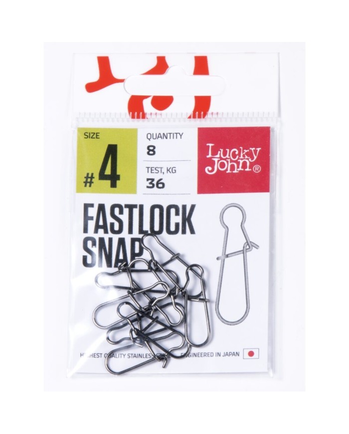 Agrafka Lucky John Fastlock Snap 35kg 8szt