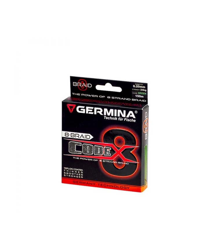 Plecionka Germina Code 8 Green Braid Line - 0,20mm