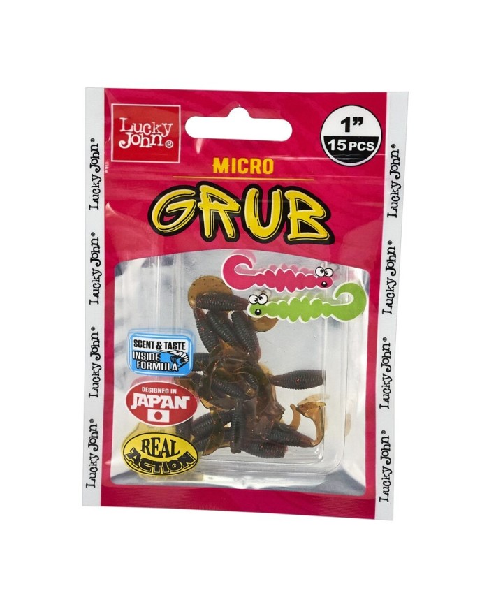 Guma Lucky John Micro Grub 1" 2.5cm - X085