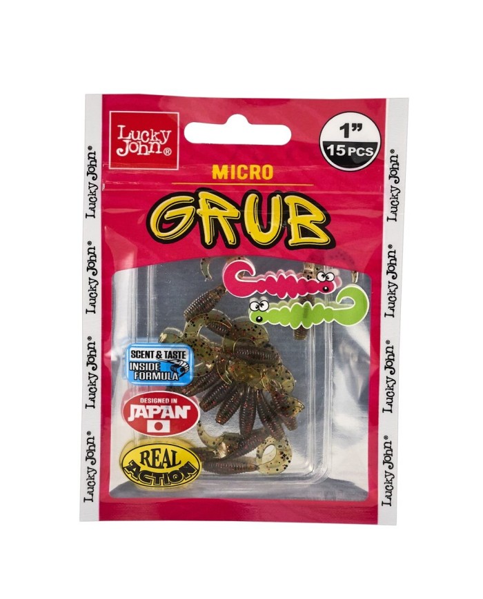 Guma Lucky John Micro Grub 1" 2.5cm - PA03