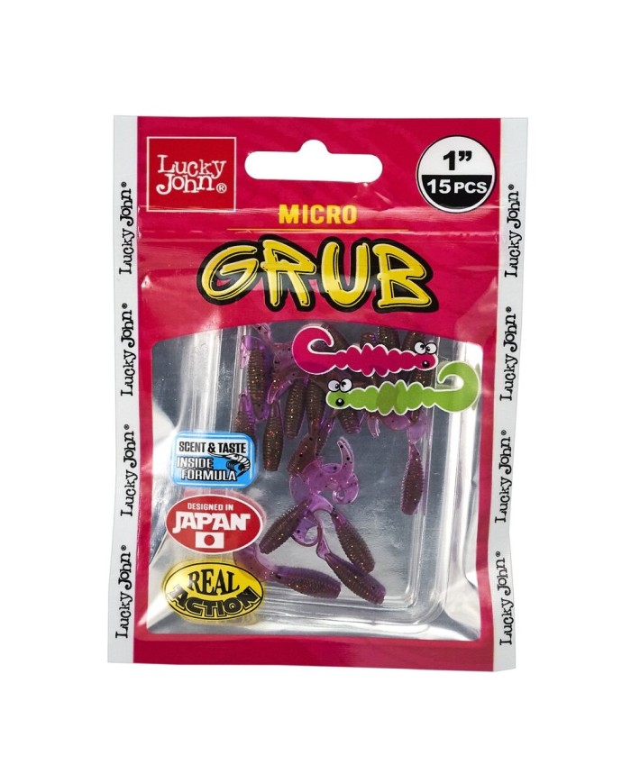 Guma Lucky John Micro Grub 1" 2.5cm - S13
