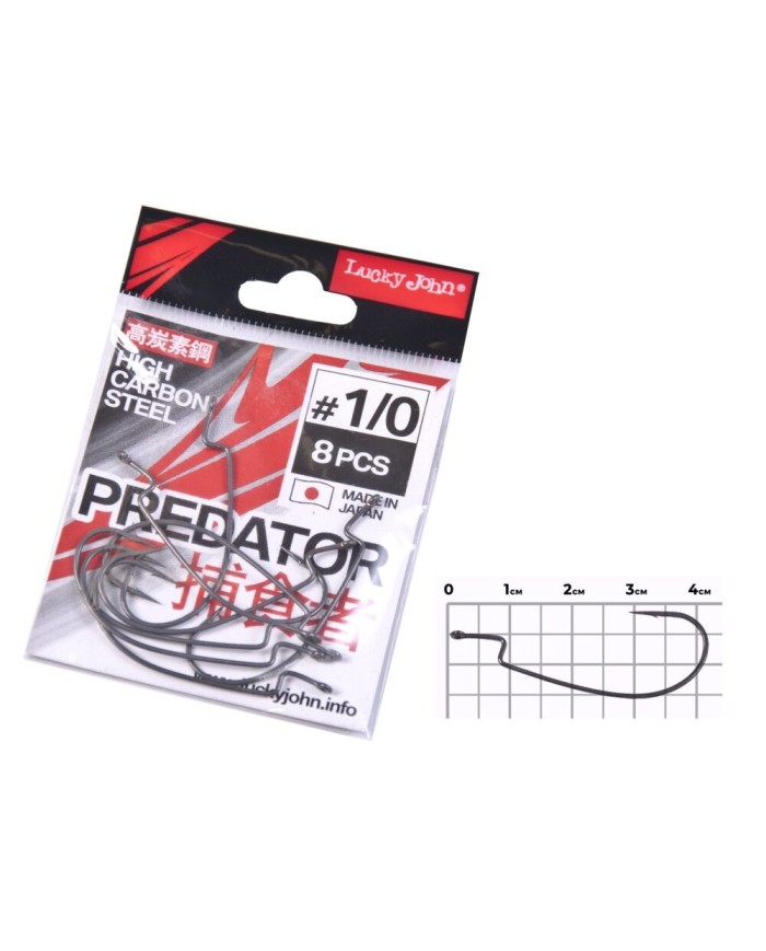 Hak Offsetowy Lucky John Ljh345 roz. 1/0 8szt