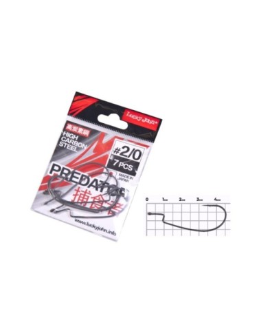 Hak Offsetowy Lucky John Ljh345 roz. 2/0 7szt