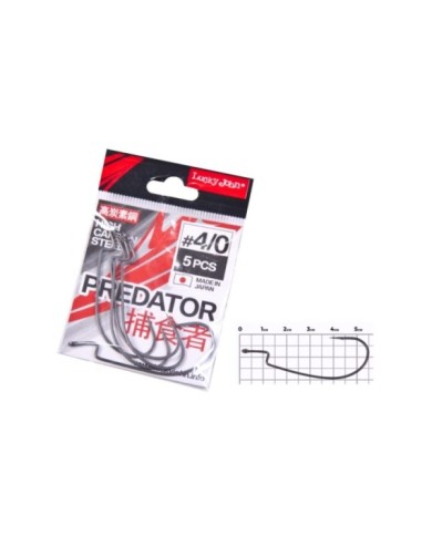 Hak Offsetowy Lucky John Ljh345 roz. 4/0 5szt