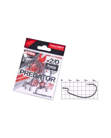 Hak Offsetowy Lucky John Ljh350 roz. 2/0 7szt