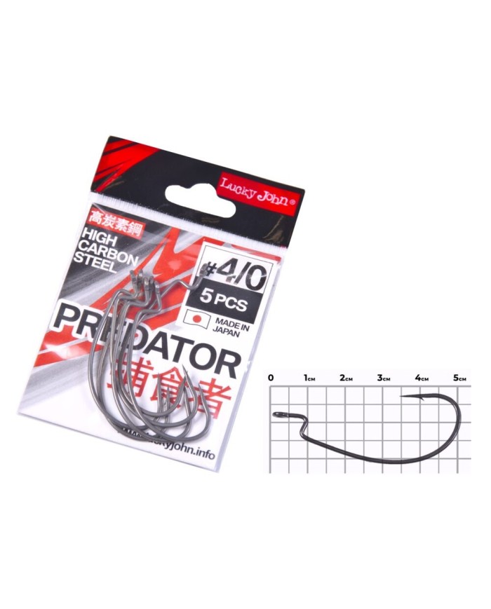 Hak Offsetowy Lucky John Ljh350 roz. 4/0 5szt