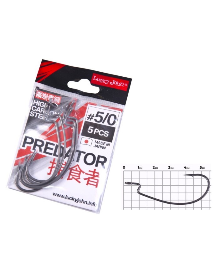 Hak Offsetowy Lucky John Ljh350 roz. 5/0 5szt