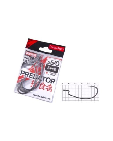 Hak Offsetowy Lucky John Ljh350 roz. 5/0 5szt