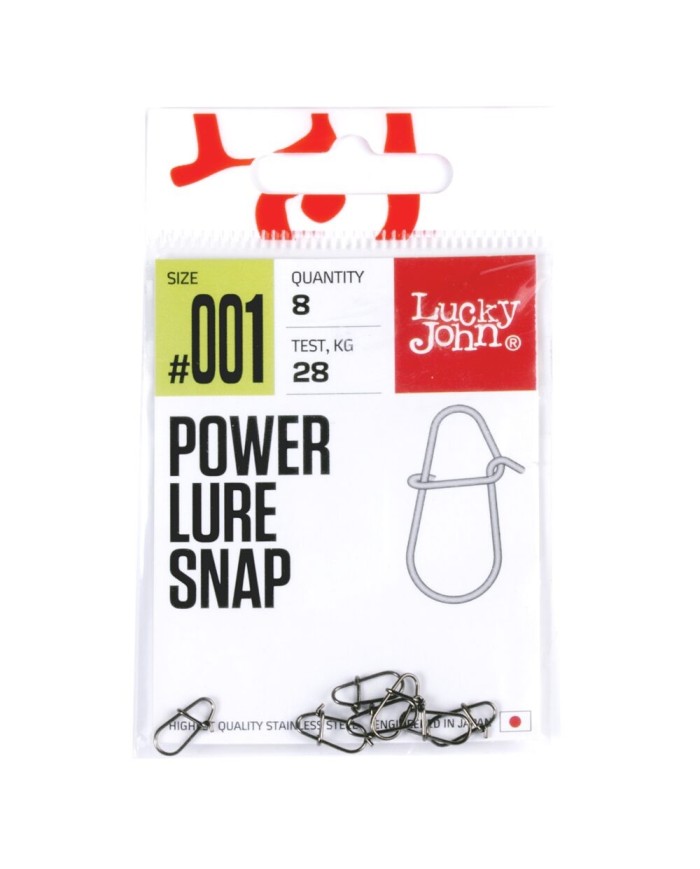 Agrafka Lucky John Power Snap 28kg 8szt