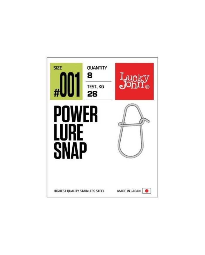 Agrafka Lucky John Power Snap 60kg 6szt
