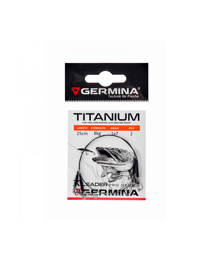 Przypon Germina Titanium X-Leader 1x7/25cm/8kg