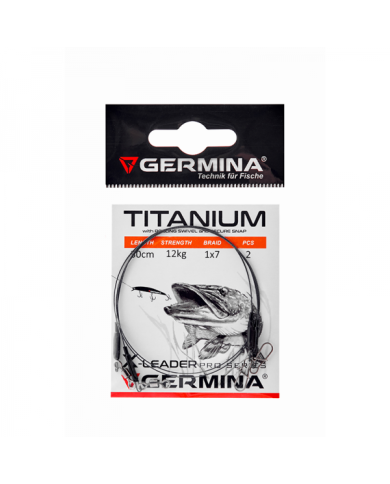 Przypon Germina Titanium X-Leader 1x7/30cm/12kg