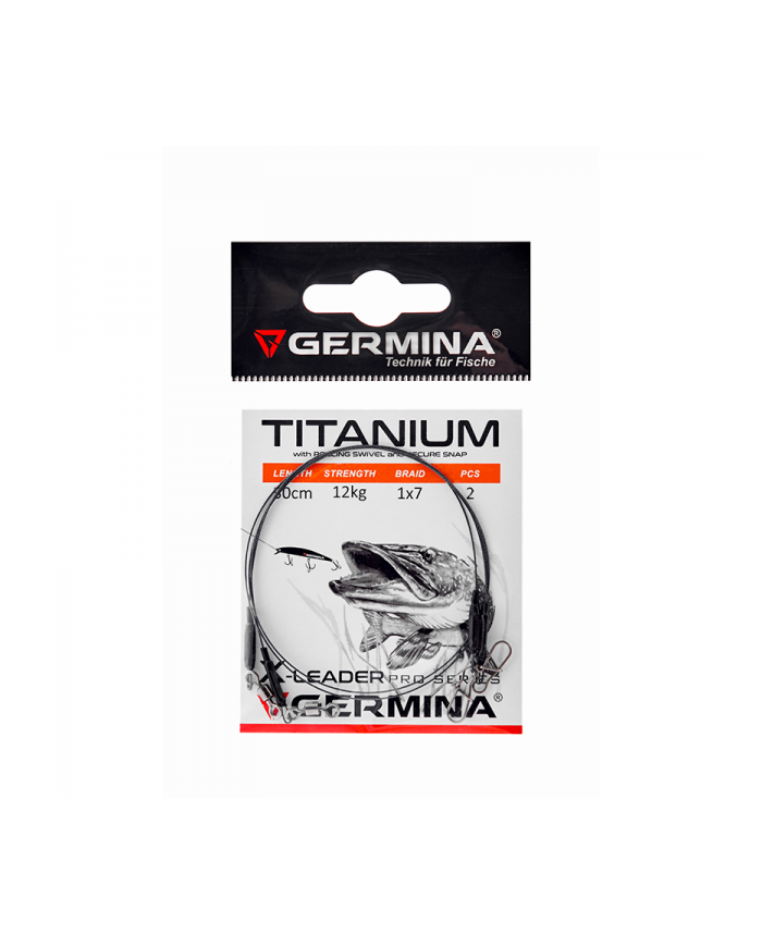 Przypon Germina Titanium X-Leader 1x7/30cm/12kg