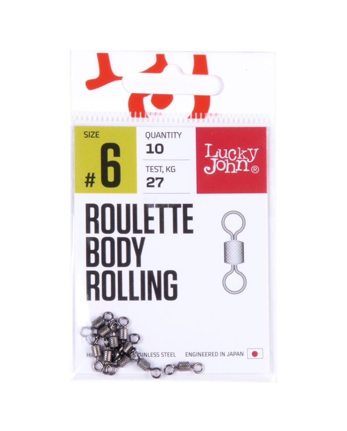Krętlik Lucky John Body Rolling 27kg 10szt