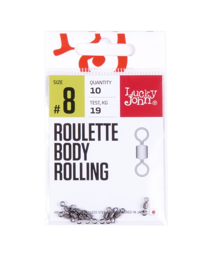 Krętlik Lucky John Body Rolling 19kg 10szt