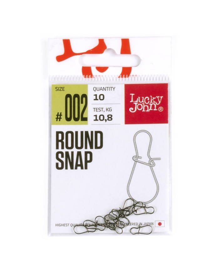 Agrafka Lucky John Round Snap 10.8kg 10szt