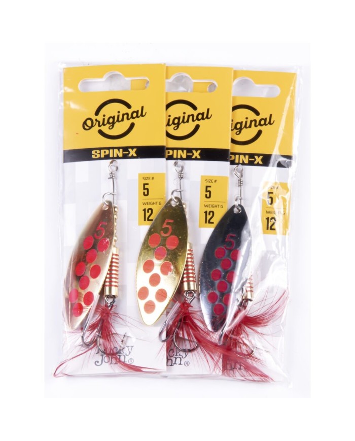 Obrotówka Lucky John Spin X Long 12g Set - 001SET