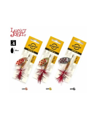 Obrotówka Lucky John Spin X Round 11g SET - 001SET Obrotówka Lucky John Spin X Round 11g SET - 001SET