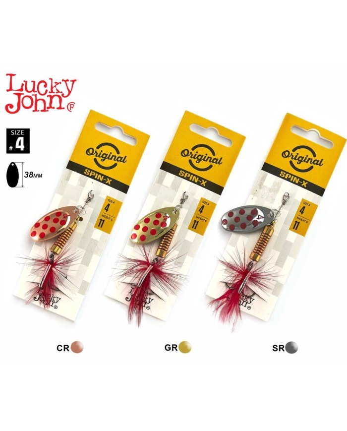 Obrotówka Lucky John Spin X Round 11g SET - 001SET