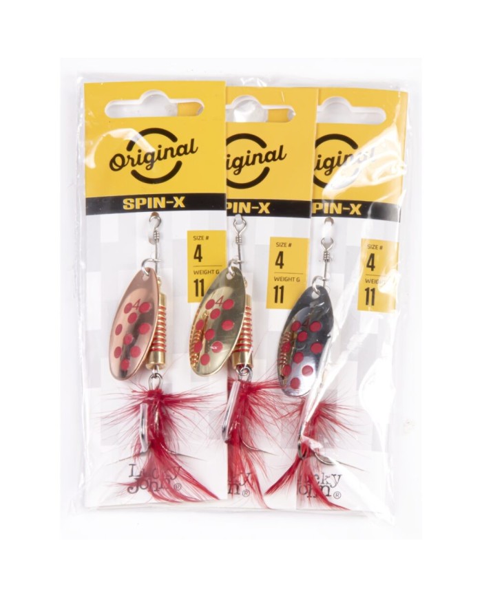 Obrotówka Lucky John Spin X Round 11g SET - 001SET