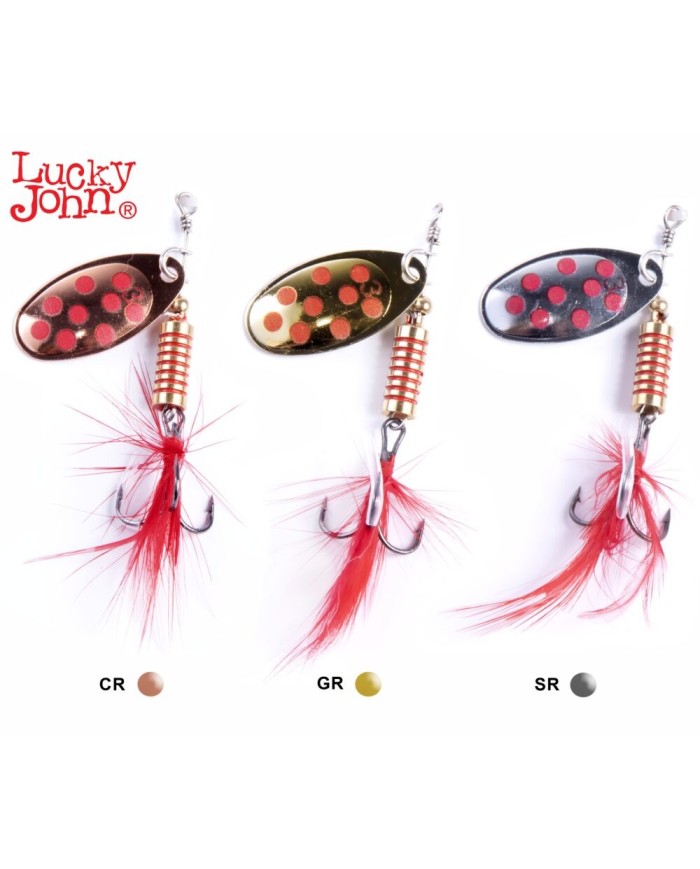 Obrotówka Lucky John Spin X Round 8g Set - 001SET