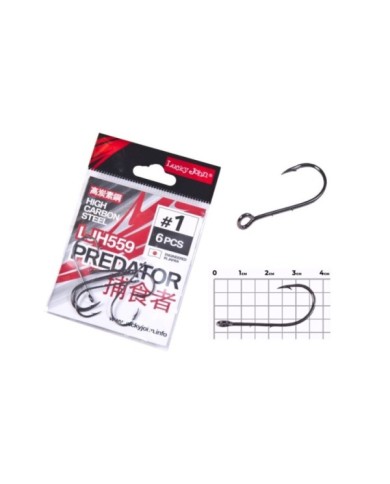 Hak Lucky John Duże oczko roz. 1 - 6szt